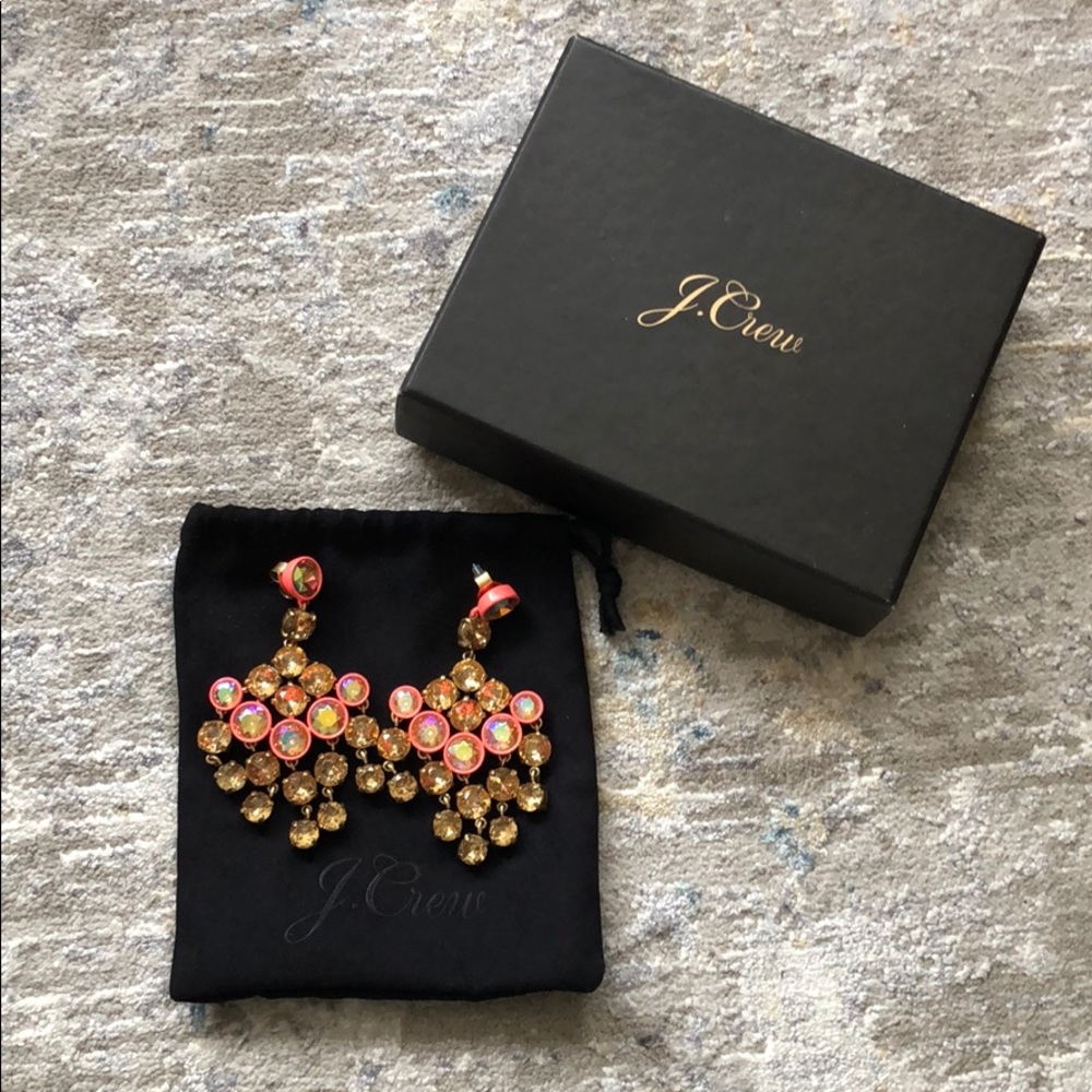 NEW WITH BOX JCrew statement earrings